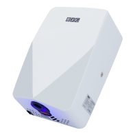 BXG-JET-3500 UV Скоростная сушилка для рук с функцией ультрафиолетовой стерилизации