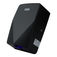 BXG-JET-3500D UV Скоростная сушилка для рук с функцией ультрафиолетовой стерилизации