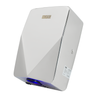 BXG-JET-3500АС UV Скоростная сушилка для рук с функцией ультрафиолетовой стерилизации