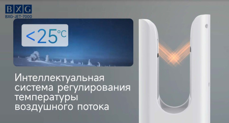 BXG JET 7000C скоростная сушилка для рук от магазина Белый Лис
