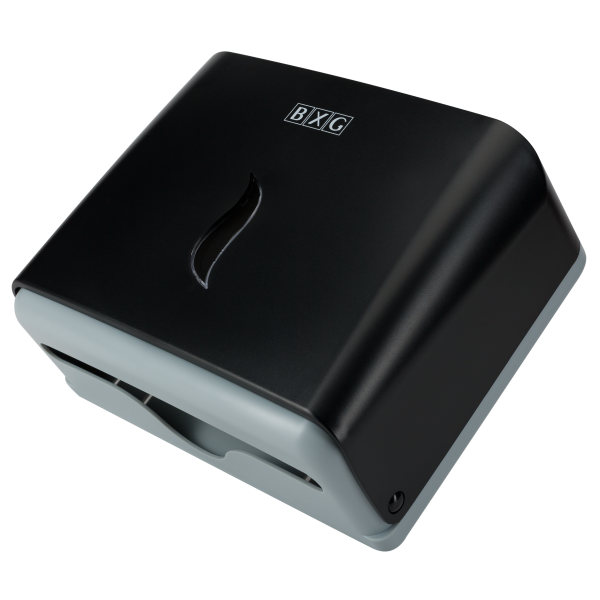 BXG PD-8025B NEW Диспенсер листовых бумажных полотенец Z сложения, чёрный от магазина Белый Лис