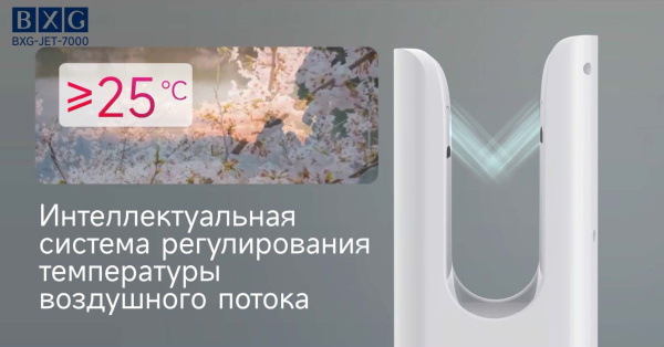 BXG JET 7100 скоростная сушилка для рук от магазина Белый Лис