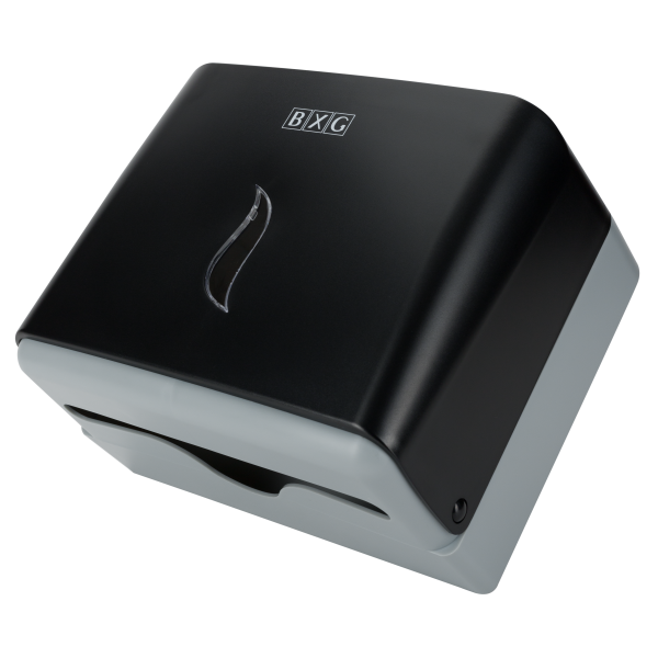 BXG PD-8228B Диспенсер листовых бумажных полотенец V сложения, чёрный от магазина Белый Лис