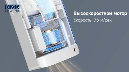 BXG JET 7000C скоростная сушилка для рук от магазина Белый Лис